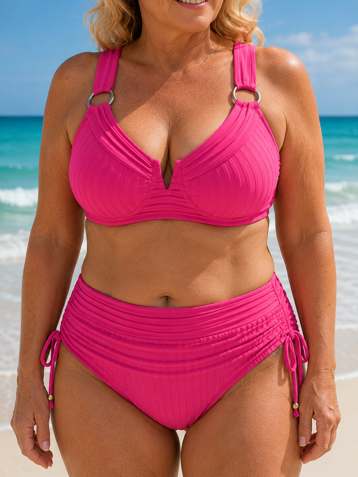 Jitka | Příjemný bikinový set s vysokým pasem