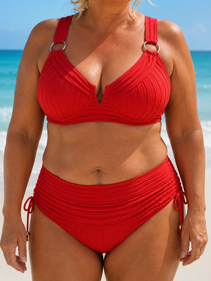 Jitka | Příjemný bikinový set s vysokým pasem