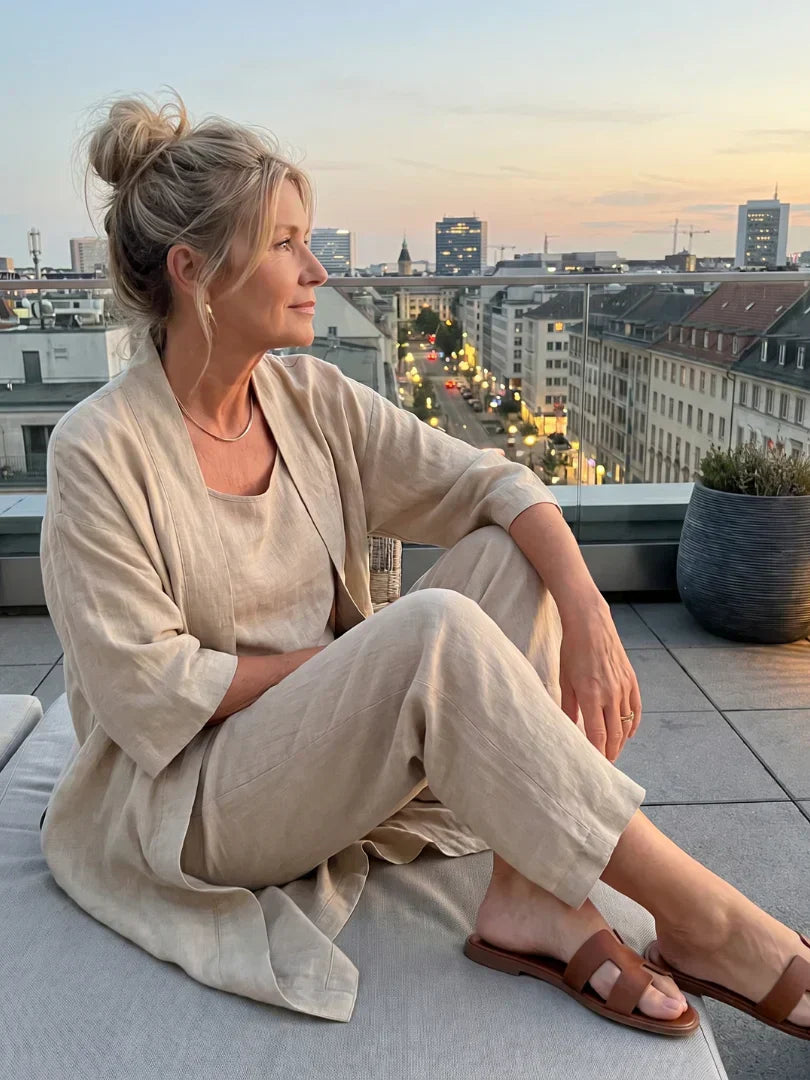 Linnea | Lehká lněná souprava