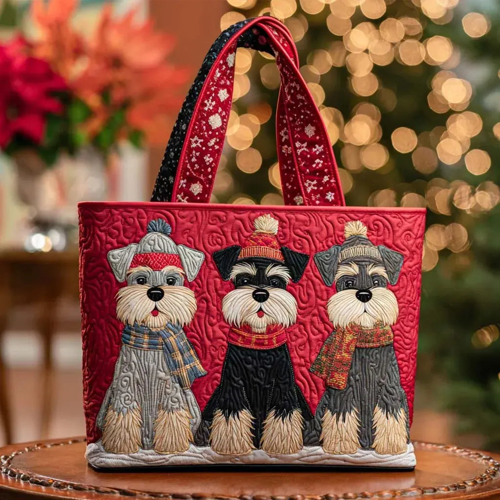 Schnauzer - Chic prošívaná taška