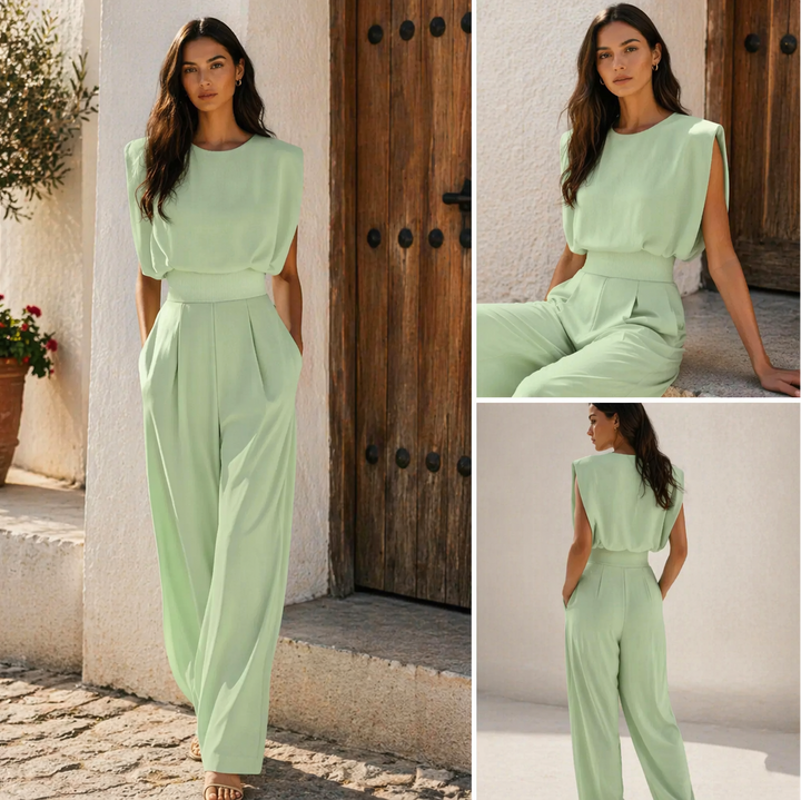 Sabina | Elegantní overal s páskem