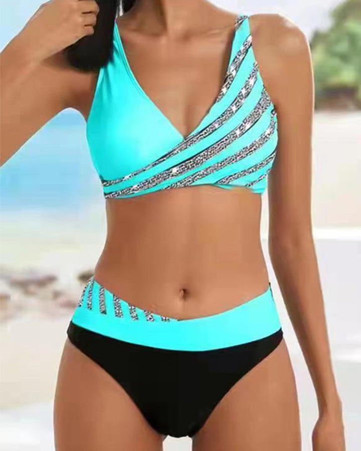 Zuzana | Bikiny s potiskem v teplých tónech