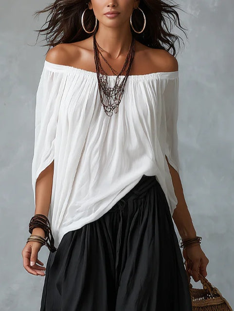 Tiziana | Boho set s balónovými kalhotami