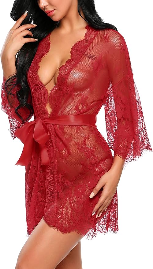ISABELL | Svůdný kimono a babydoll set