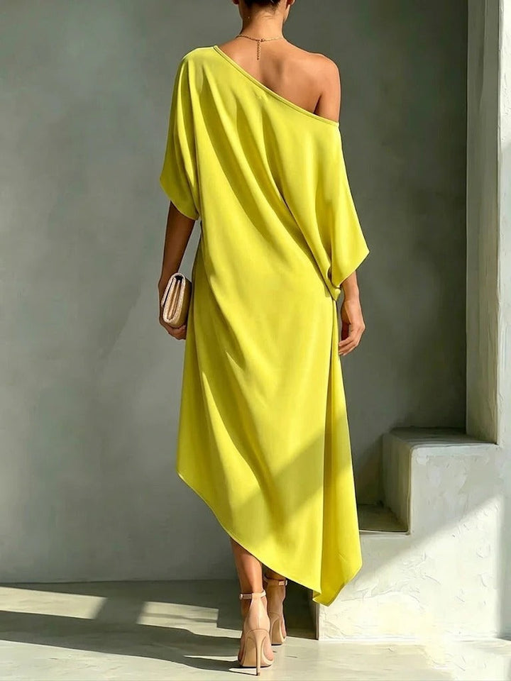 Leona | Elegantní asymetrické šaty.
